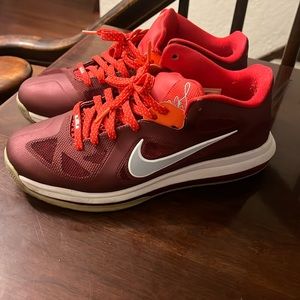 Lebron 9 Low Cherry 2012 Basketball Shoes